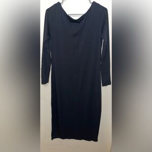 Long Sleeve Black Dress